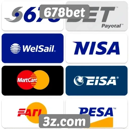 Métodos de pagamento disponíveis na 678bet